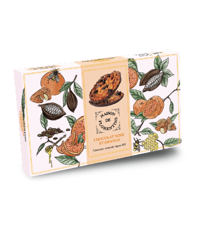 Orange and Dark Chocolate Florentines