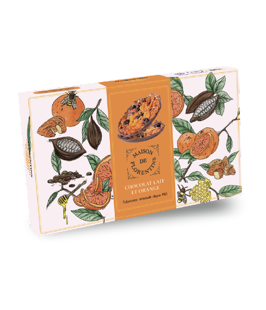 Orange and Milk Chocolate Florentines